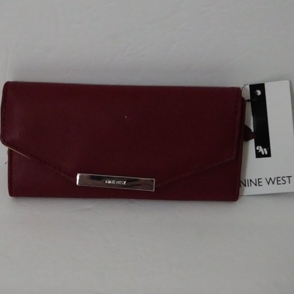 Nine West Raspberry Checkbook Wallet - Picture 12 of 13